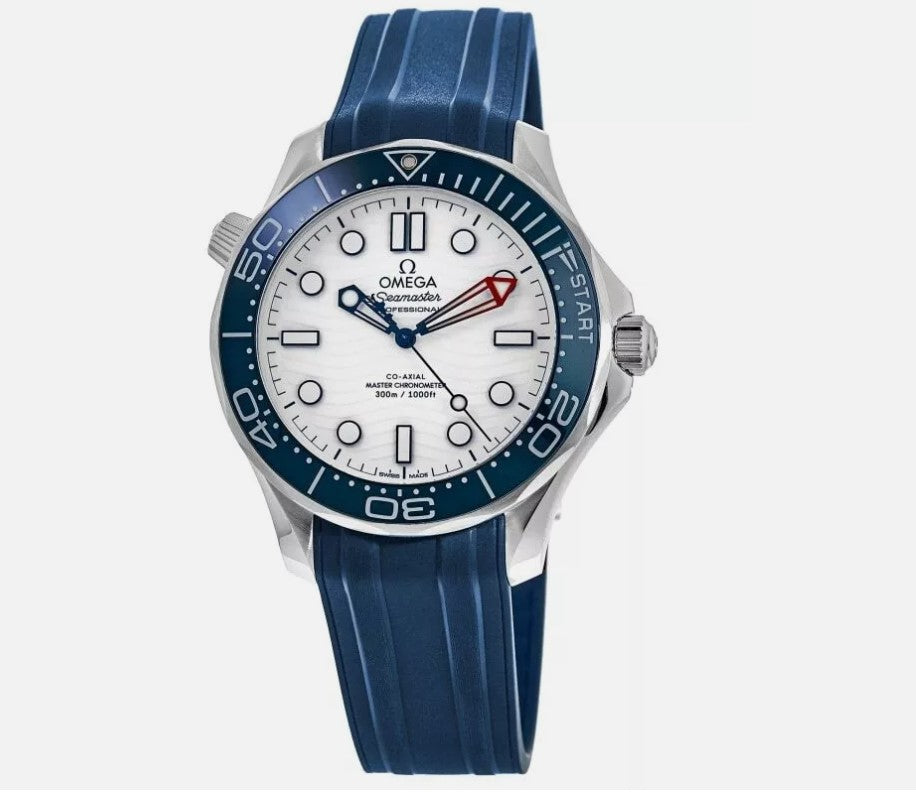 Omega Seamaster Diver 300M 42 mm, Stahl mit Kautschukband 210.32.42.20.04.002