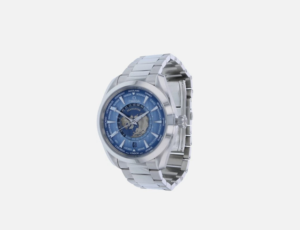 Omega Seamaster Aqua Terra 150M 43 mm, Stahl mit Stahlarmband "Summer Blue" 22010432203002