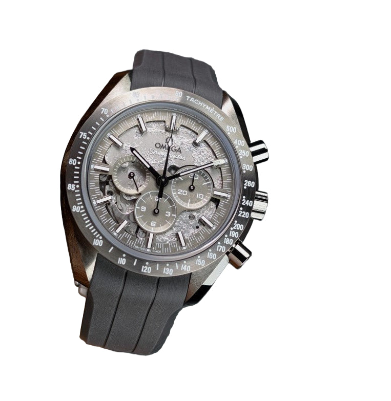 Omega Speedmaster Dark Side of the Moon 44,25 mm, graue Keramik mit Kautschukband 31092445006002