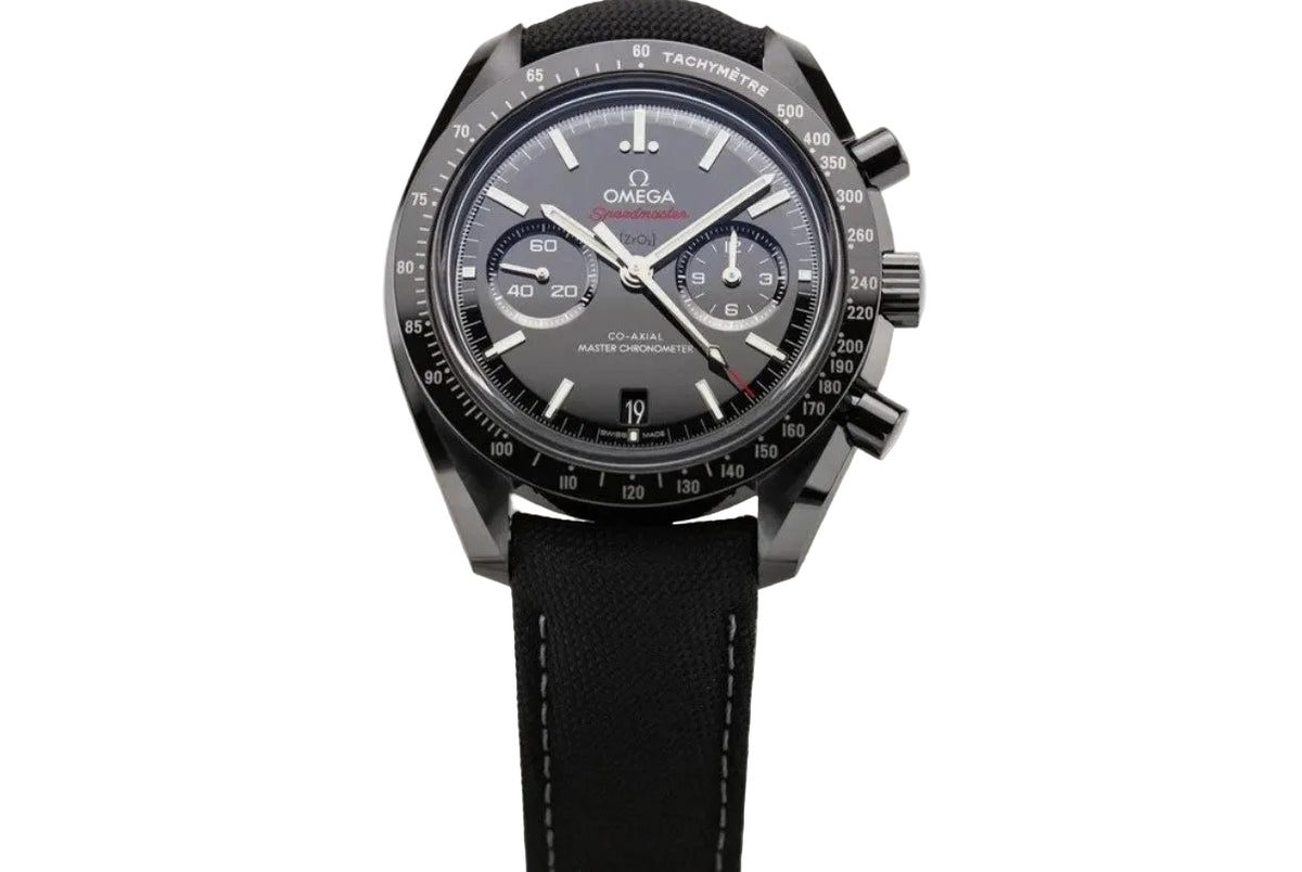 Omega Speedmaster Dark Side of the Moon 44,25 mm, schwarze Keramik mit beschichtetem Nylonarmband 31092445101002