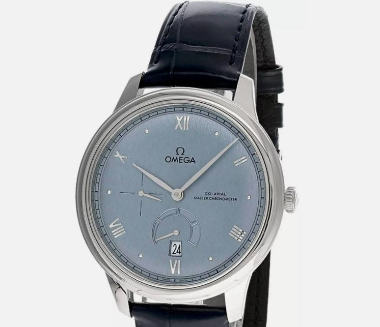 Omega De Ville Prestige 41 mm, Stahl mit Lederarmband 43413412103001