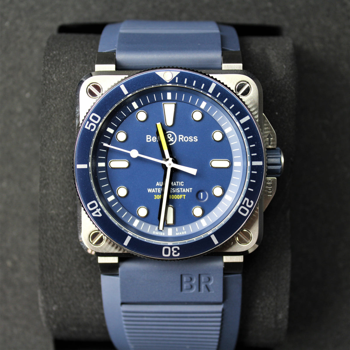 Bell & Ross BR 03-92 Steel BR0392-D-BU-ST/SRB