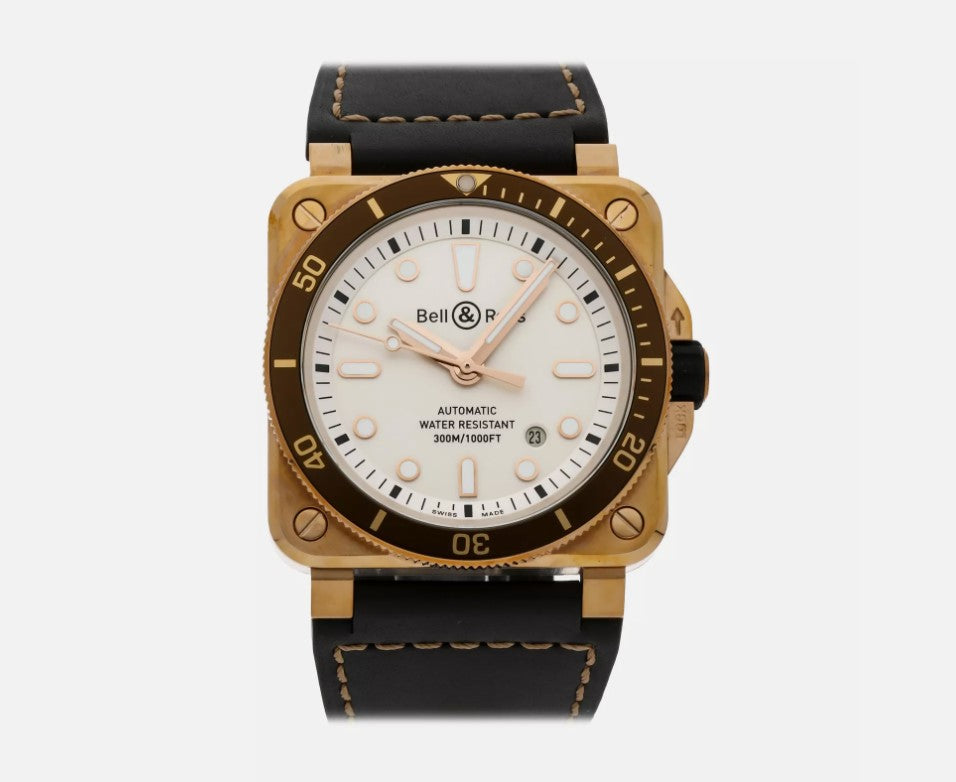 Bell & Ross BR-03 Diver White Bronze 42 MM BR0392-D-WH-BR/SCA auf 999 Stück Limitierte Edition