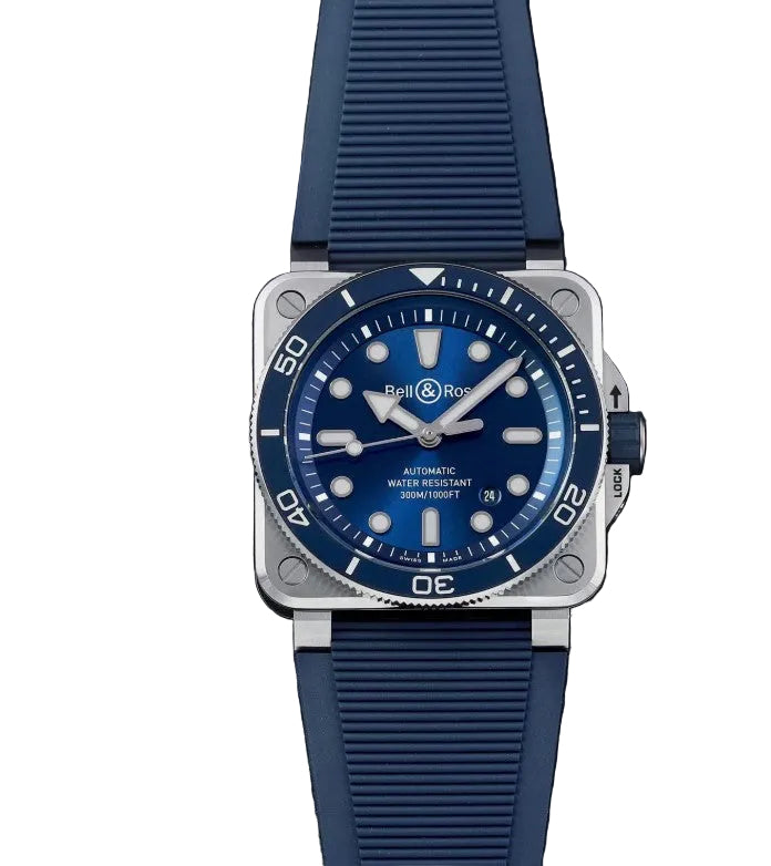 Bell & Ross BR-03 Diver Blue Steel 42 mm BR03A-D-BLU-ST/SRB