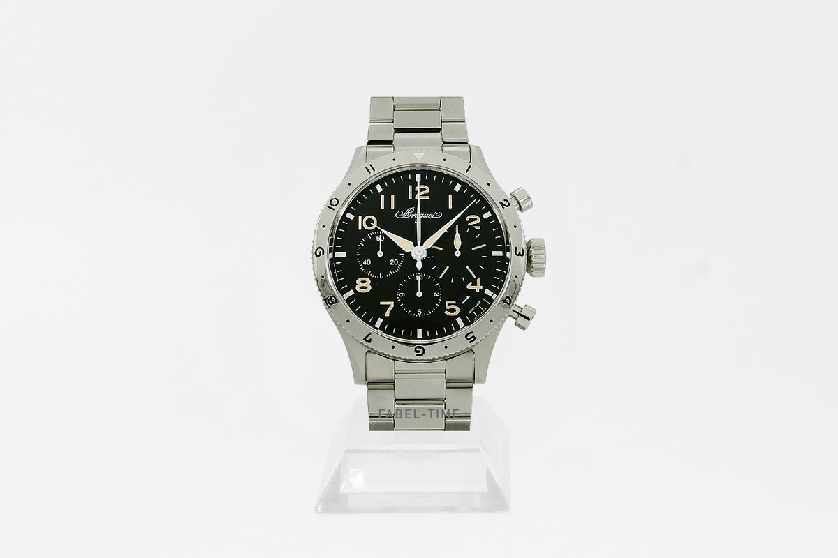 Breguet Type XX - XXI - XXII Chronograph Type XX 2067ST/92/SW0 Stahl 42 mm schwarz, Kleine Sekunde, Flyback-Chronograph #