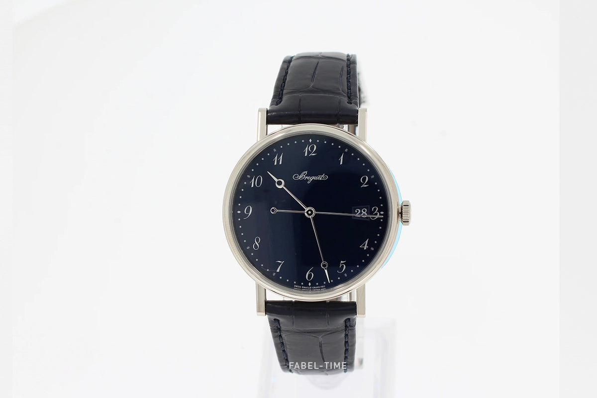 Breguet Classique 5177 5177BB/2Y/9V6 5177BB2Y9V6 Automatik 38mm 18K Weißgold, mit Alligatorarband