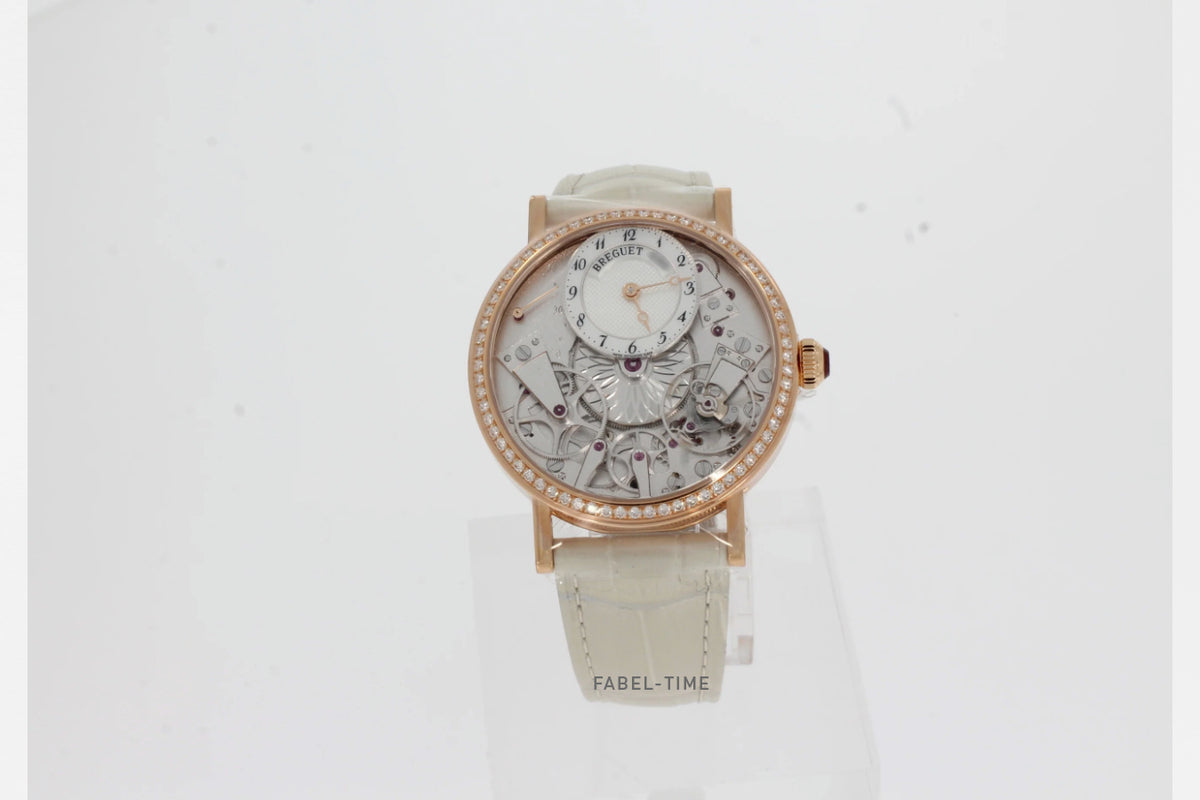 Breguet Tradition 7038 7038BR/18/9V6/D00D 7038BR189V6D00D Damen Uhr 37mm Roségold Automatikaufzug Alligator Armband