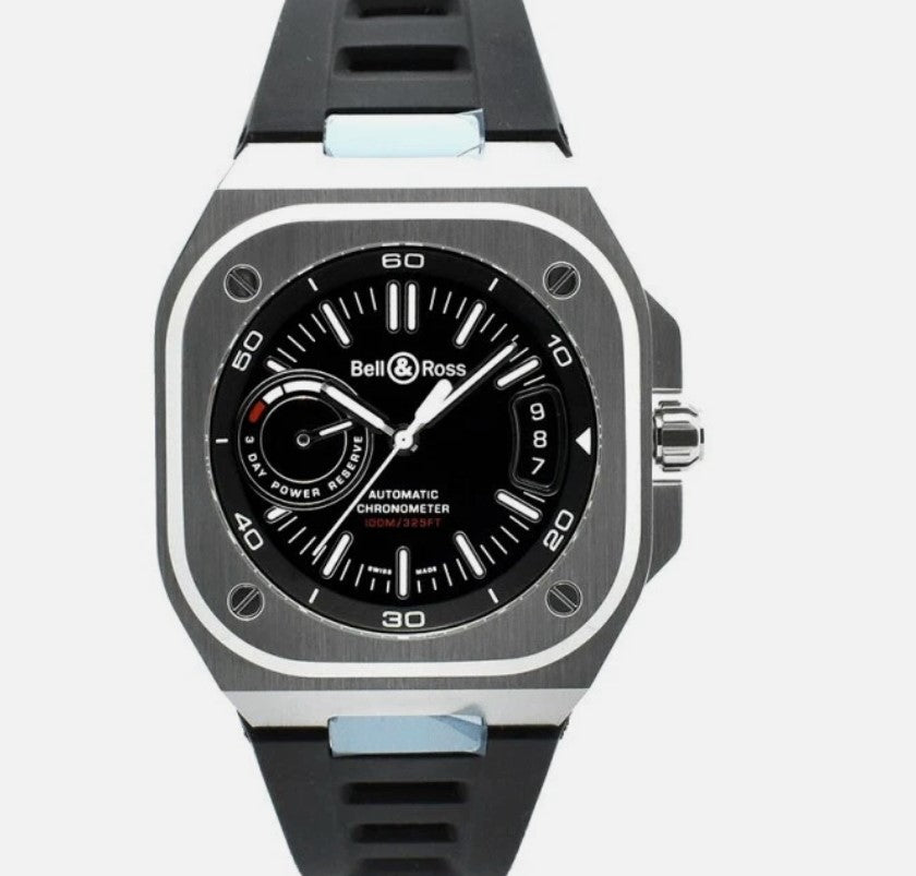 Bell & Ross BR-X5 Black Steel 41 MM BRX5R-BL-ST/SRB