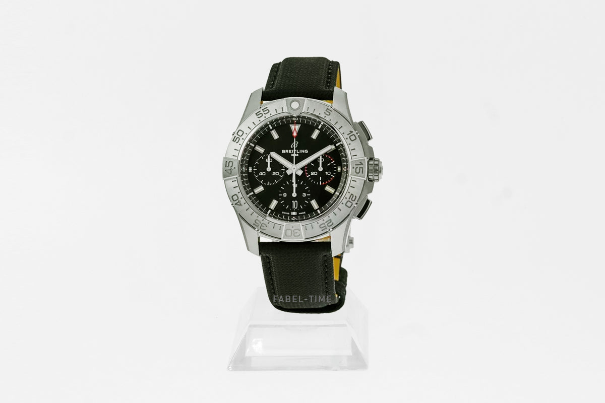 Breitling AB0147101B1X1 Avenger B01 Chronograph 44 Edelstahl, Anthrazit KalbslederArmband