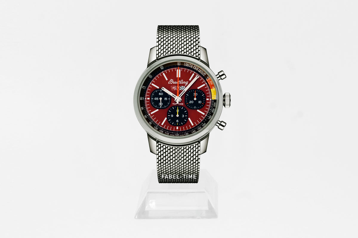 Breitling AB01761A1K1A1 Top Time B01 Chevrolet Corvette, rot, 41 mm Edelstahl