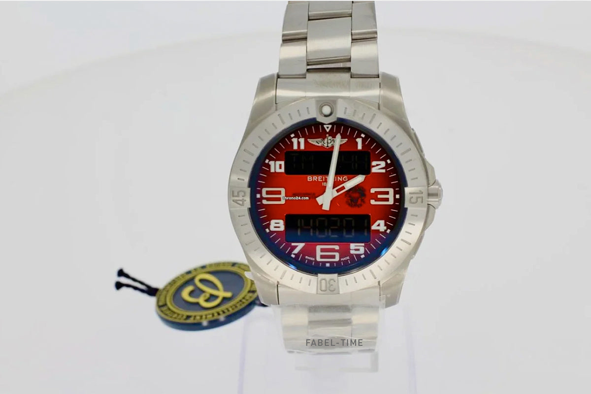 Breitling EB70101A1O1E1 Aerospace B70 Orbiter 43 mm Titan, orange