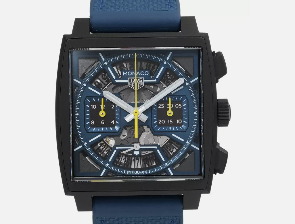 TAG Heuer Monaco Chronograph Automatik, 39 mm, Titan mit DLC-Beschichtung CBL2188.FT6261