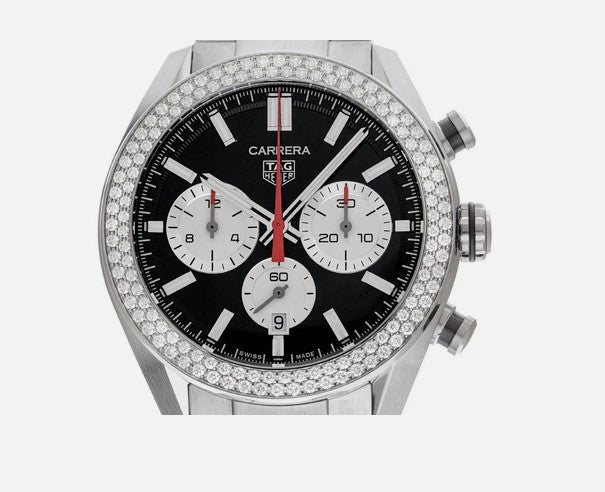 TAG Heuer Carrera Chronograph Automatik, 44 mm, Edelstahl CBN2A12.BA0643