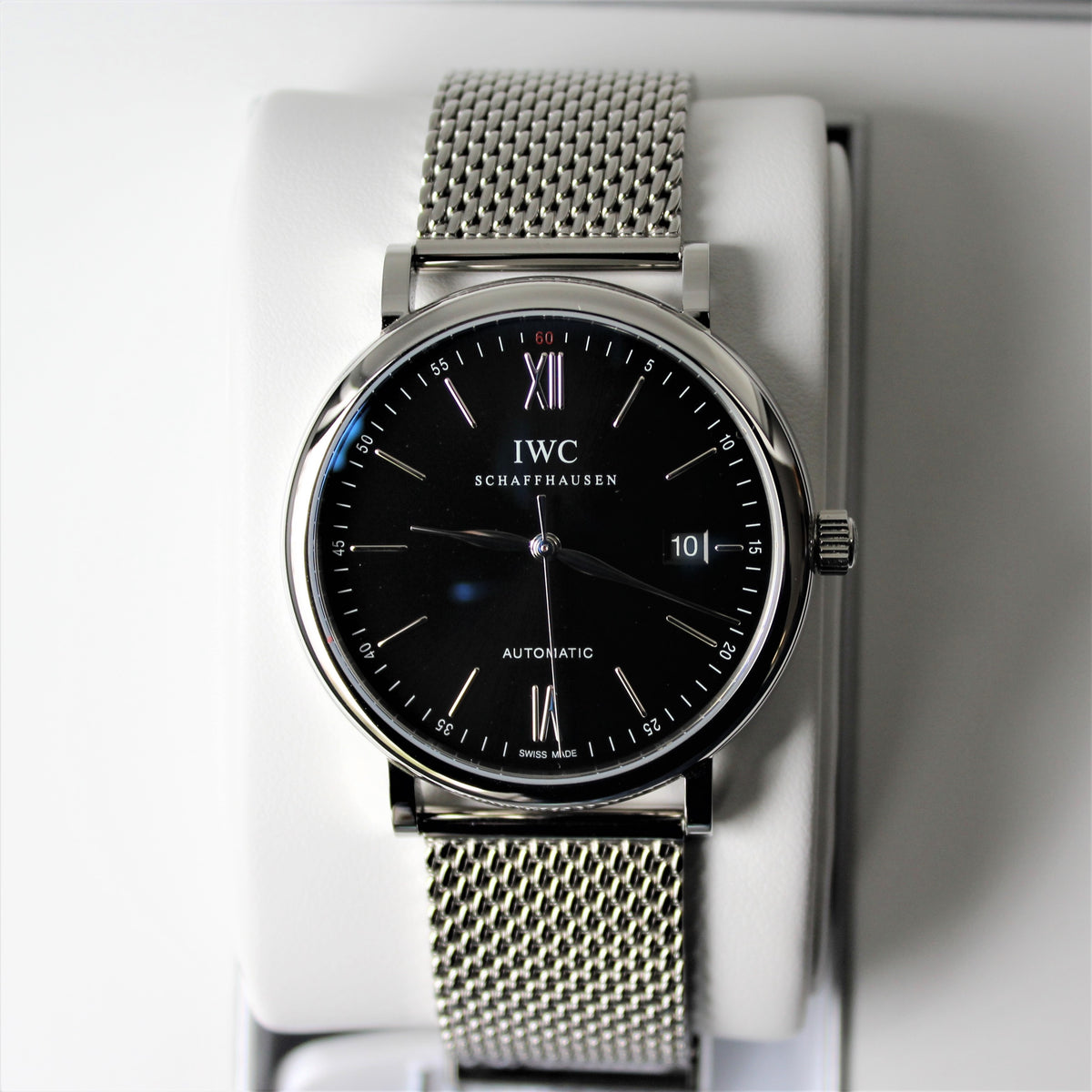 IWC Portofino Automatic IW356506 40 mm Milanese mesh bracelet in steel