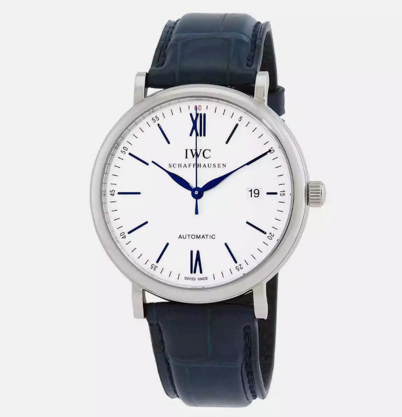 IWC PORTOFINO AUTOMATIC IW356527 40 mm Edelstahl Gehäuse White Dial Auto Men's Watch