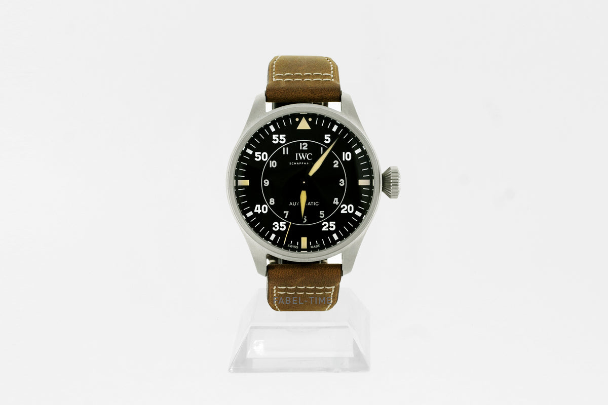 IWC Big Pilot 43 Iw329701 Spitfire Herren Uhr 43mm Titan Gehäuse, Automatik, braunes Kalbslederarmband mit EasX-CHANGE® replacement system