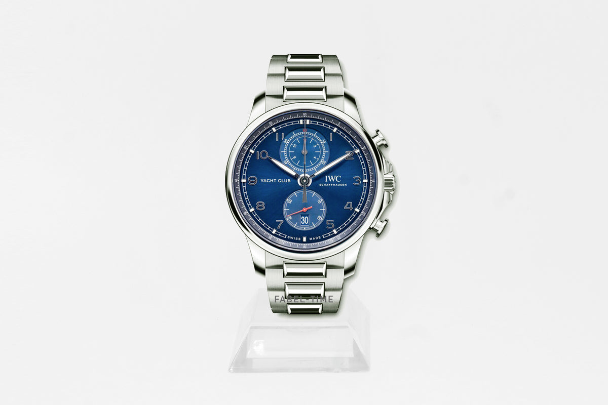 IWC Portugieser Yacht Club Chronograph IW390701 Herren Uhr 44,6mm Edelstahl Gehäuse, Automatik, steel bracelet