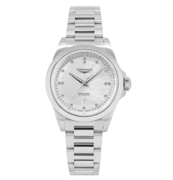 Longines CONQUEST, L33204876, Automatik Uhr, Ø 30.00 mm, Edelstahl