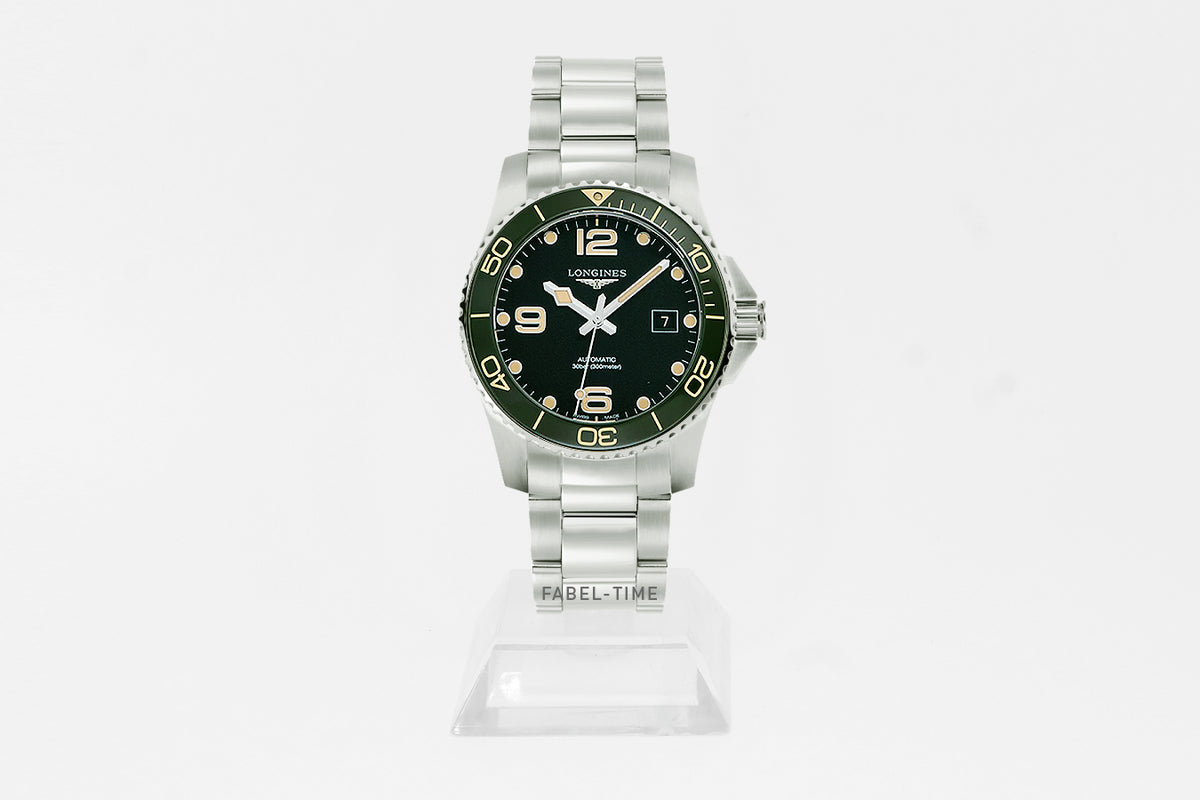 LONGINES HYDROCONQUEST, L37814056, Automatik Uhr, Ø 41.00 mm, Edelstahl und Keramik Lünette