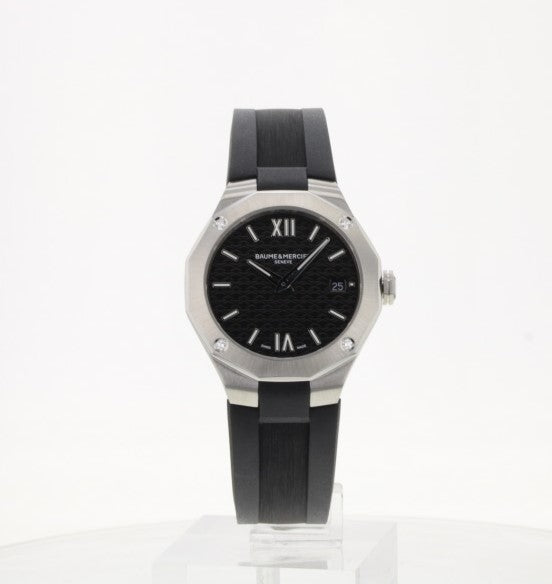 Baume & Mercier Riviera 10613 M0A10613 Quarzuhr, Datumsanzeige, Diamantenbesatz – 36 mm