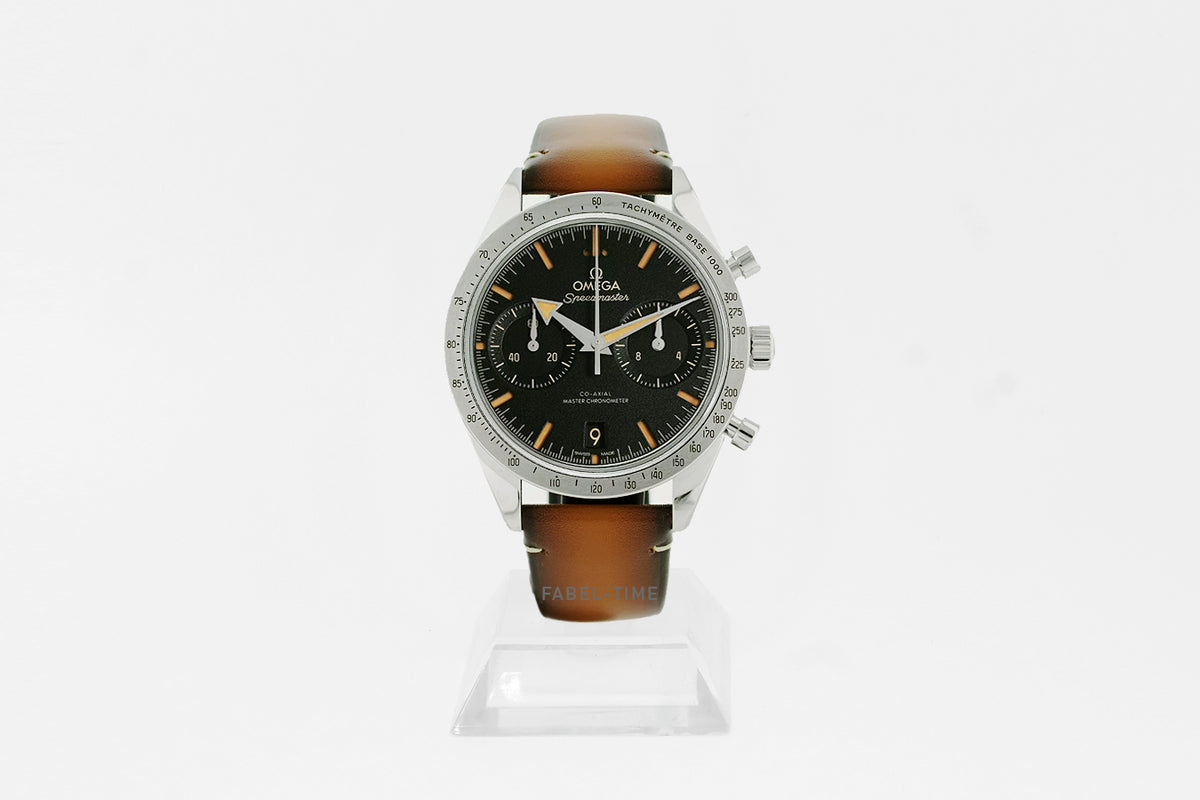 Omega SPEEDMASTER '57 40.5 MM, STEEL WITH LEATHER STRAP 332.12.41.51.01.001