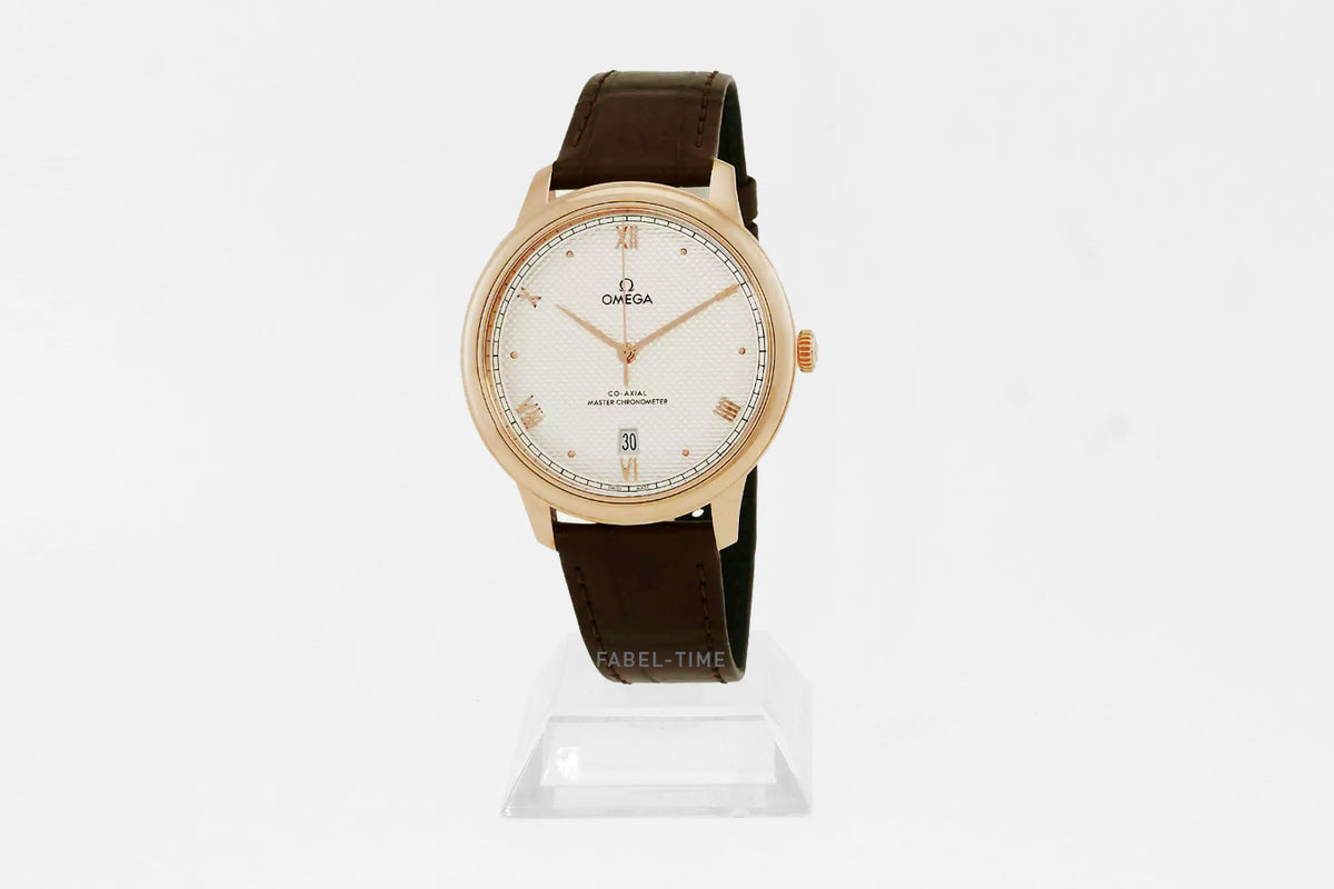 Omega De Ville Prestige 40 mm, Sedna™‑Gold mit Lederarmband 43453402002001