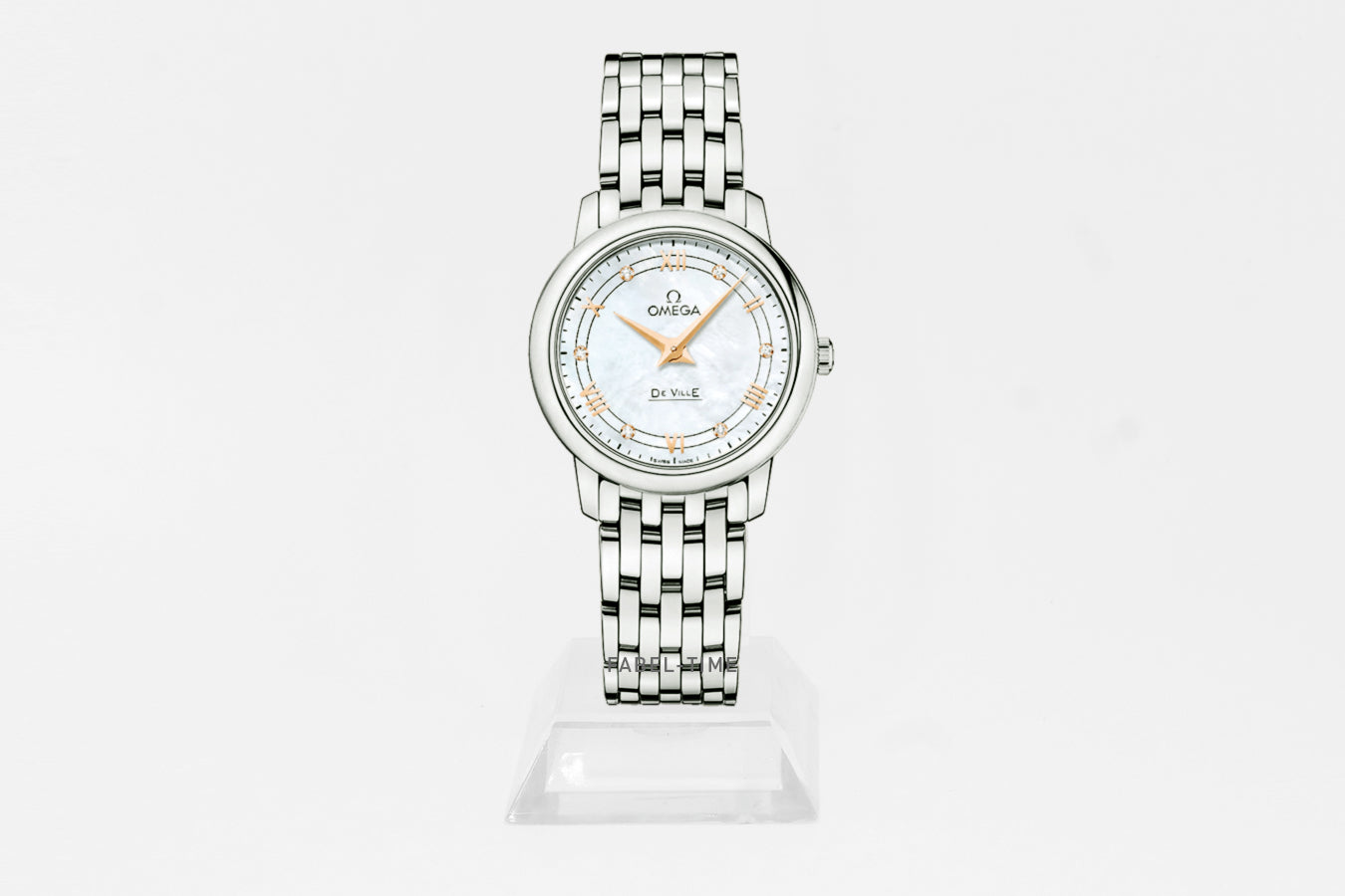 Omega De Ville Prestige Quartz 424.10.27.60.55.001 Stahl 27.4 mm Damen Uhr