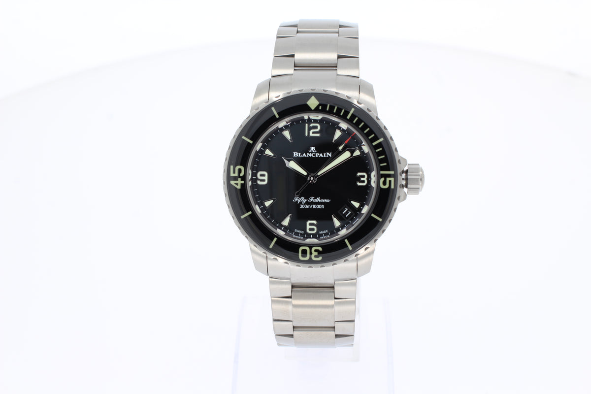 Blancpain Fifty Fathoms Automatique 5010 12B30 98S schwarz 42,30 mm Titan Automatik Herrenuhr