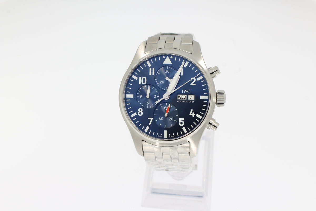 IWC PILOT'S WATCH CHRONOGRAPH IW378004 43mm Edelstahl Gehäuse/Armband, Automatik