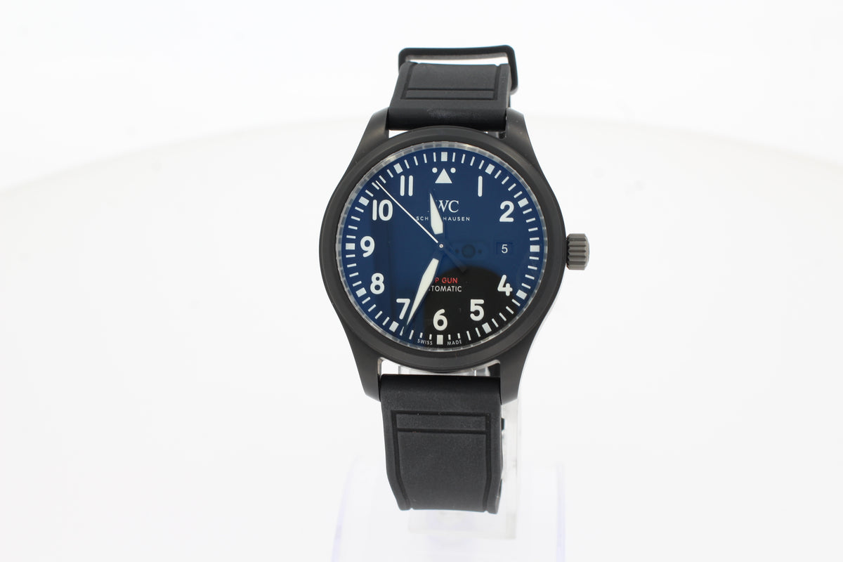 IWC PILOT’S WATCH AUTOMATIC TOP GUN IW326906 41mm Keramik Gehäuse, Automatikaufzug, Schwarz