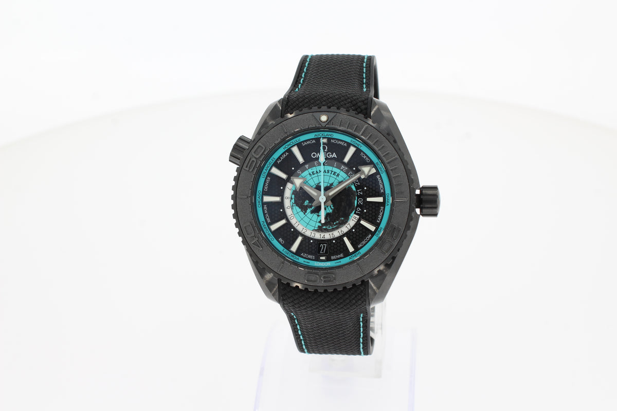 Omega Seamaster Planet Ocean 600M 45,5 mm, Schwarze Keramik mit Kautschukband 215.92.46.22.01.006