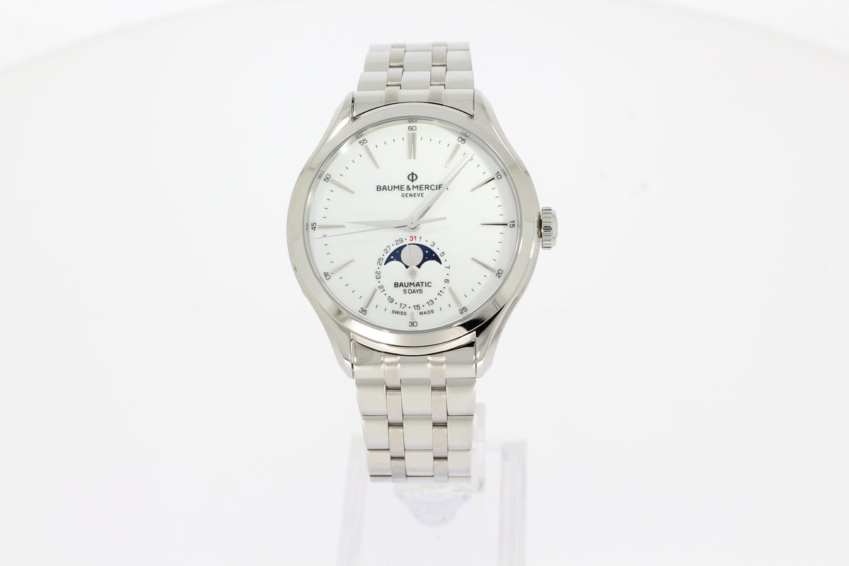 Baume & Mercier Clifton 10552 Automatikuhr mit Mondphase