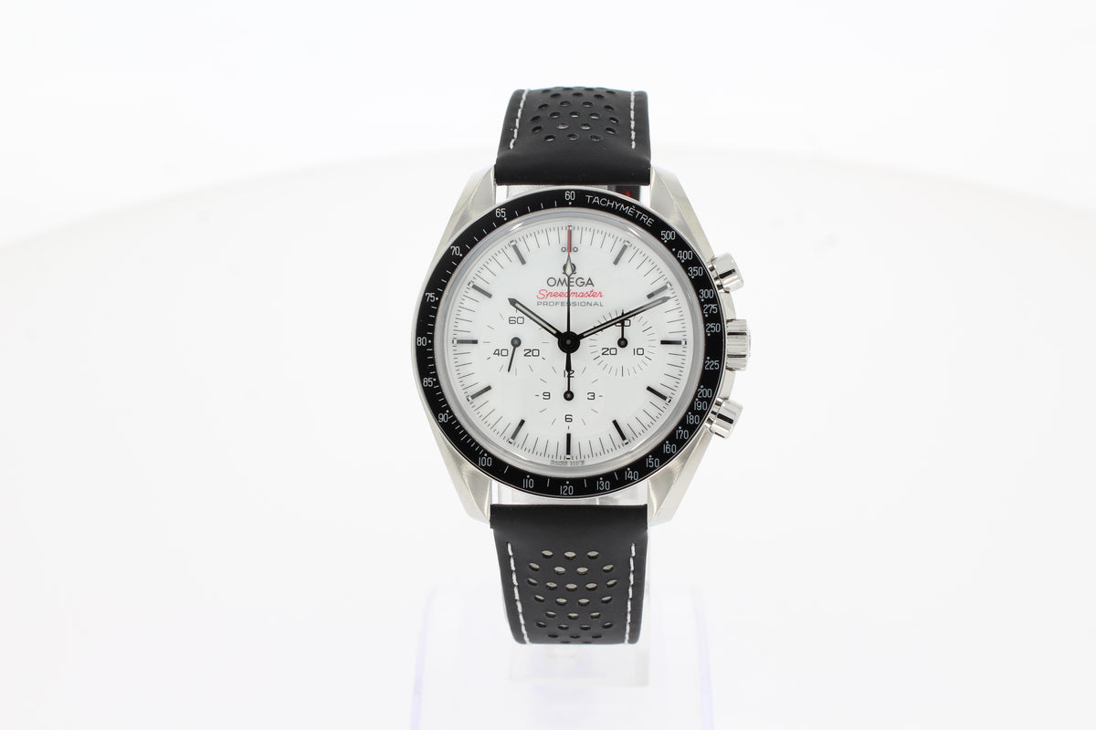 Omega Speedmaster Moonwatch Professional 42 mm, Stahl mit Lederarmband 31032425004002