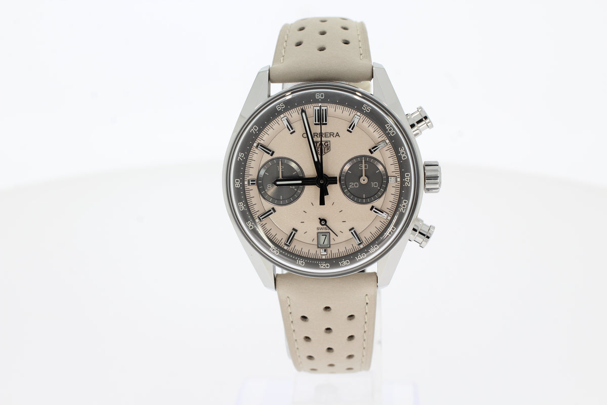 TAG Heuer Carrera Chronograph Automatik, 39 mm, Edelstahl CBS221H.FC8366