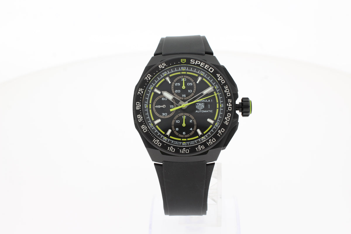 TAG Heuer Formula 1 Chronograph Automatik, 44 mm, Titan mit DLC-Beschichtung CBZ2086.FT8098