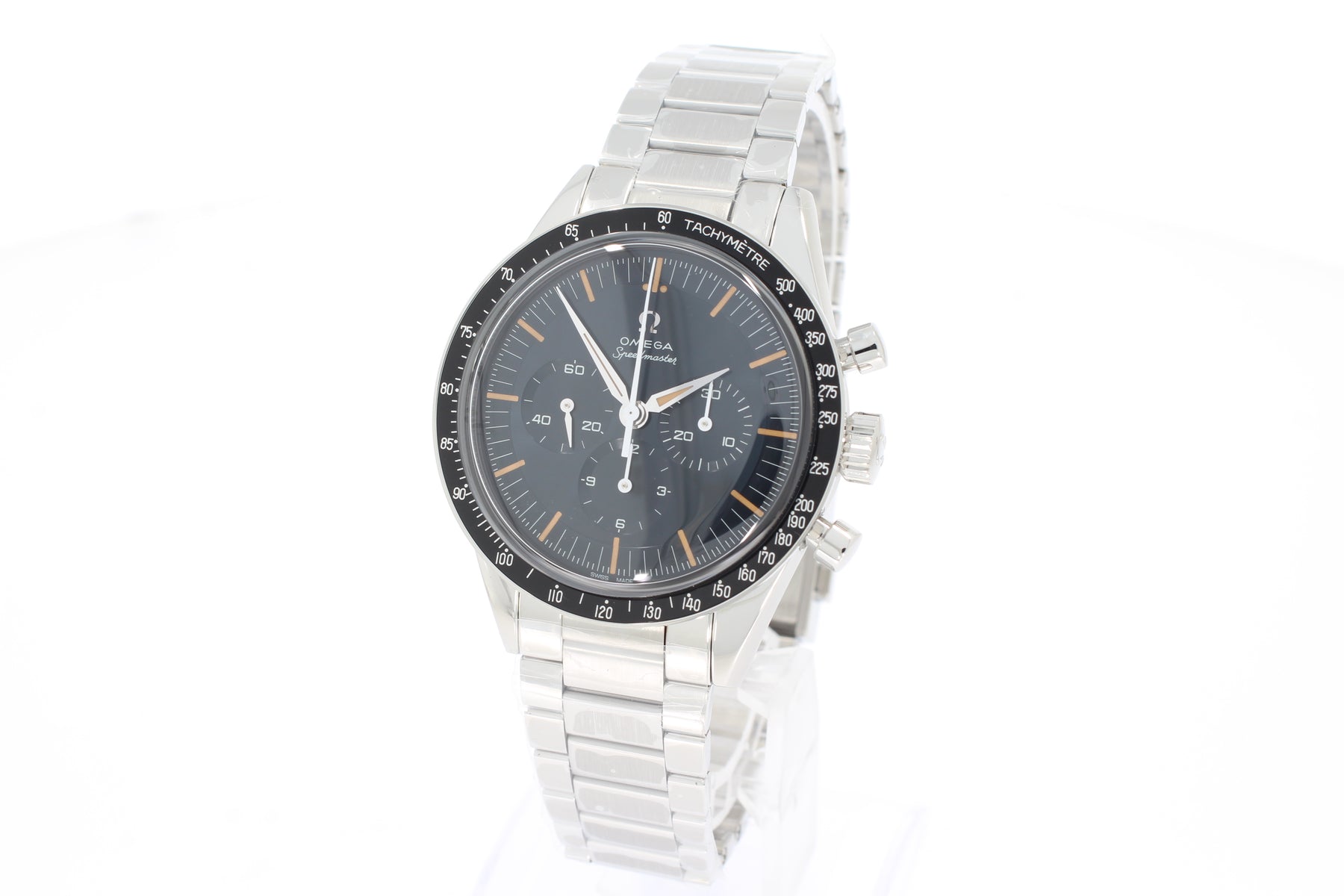 Omega Speedmaster First Omega in Space 39,7 mm, Stahl mit Stahlarmband 310.30.40.50.06.001