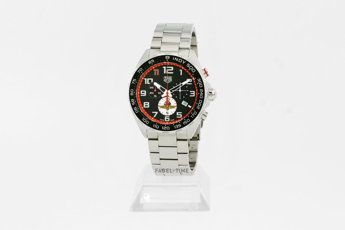 TAG Heuer Formula 1 Chronograph x Indy 500 Quarz, 43 mm, Edelstahl CAZ101AW.BA0842 Special Edition