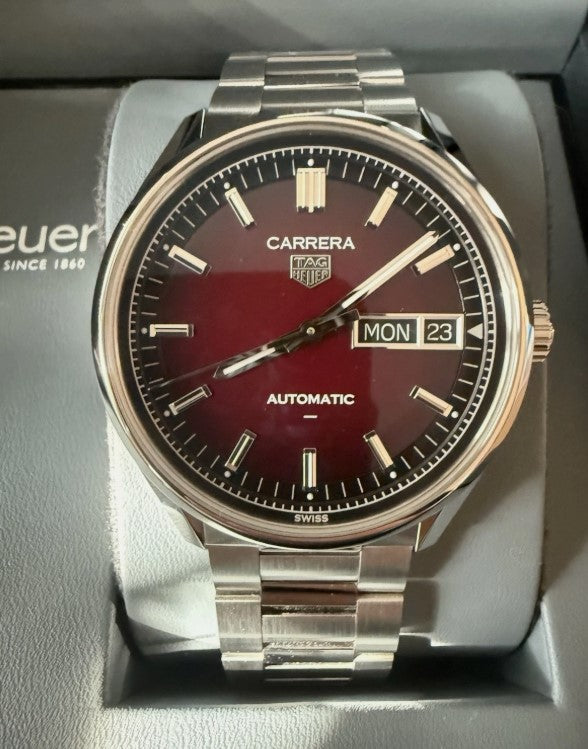 TAG Heuer Carrera Day-Date Automatik, 41 mm, Edelstahl WDA2113.BA0043