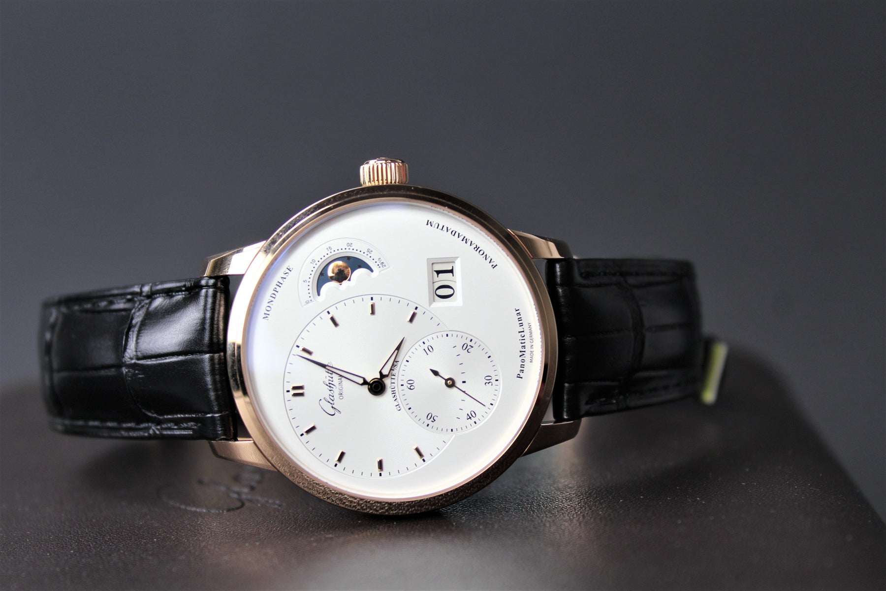 Glashütte Original PanoMatic Lunar 1-90-02-45-35-61 (précédemment 1-90-02-45-35-05)