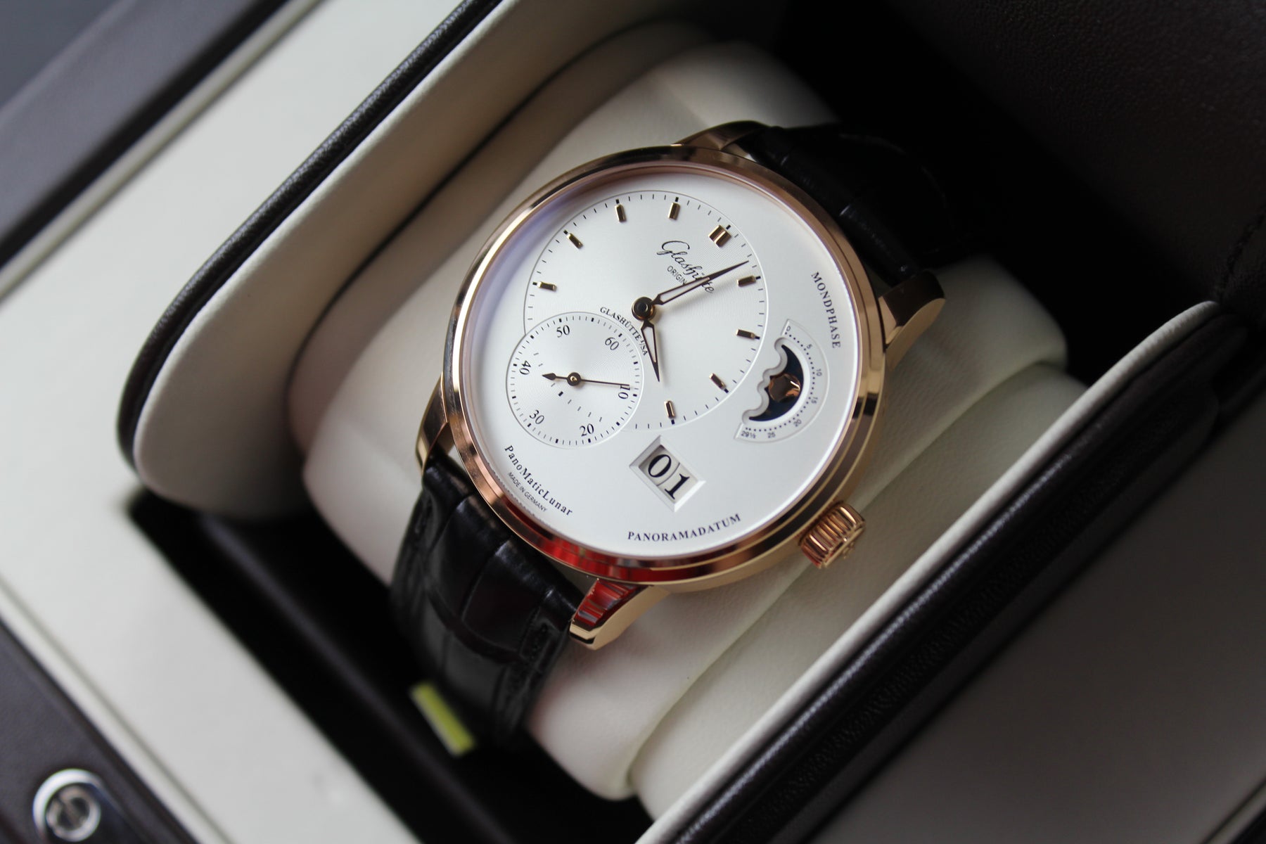 Glashütte Original PanoMatic Lunar 1-90-02-45-35-61 (précédemment 1-90-02-45-35-05)