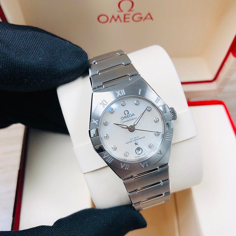 Omega Constellation 29 mm, Stahl mit Stahlband 131.10.29.20.55.001 / 13110292055001