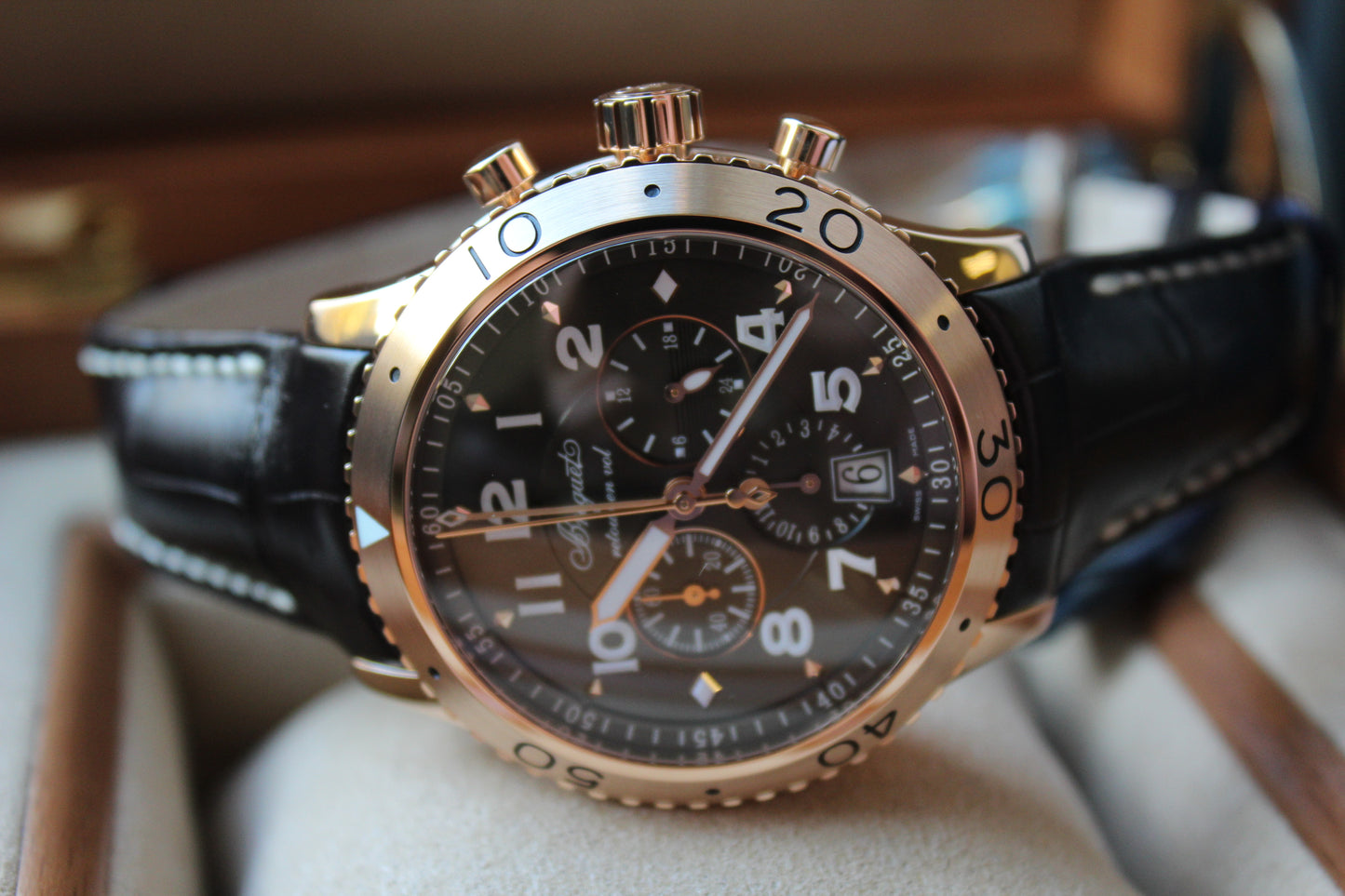 Breguet Type in Roségold Herren Uhr 42mm XX - XXI - XXII 3810BR/92/9ZU