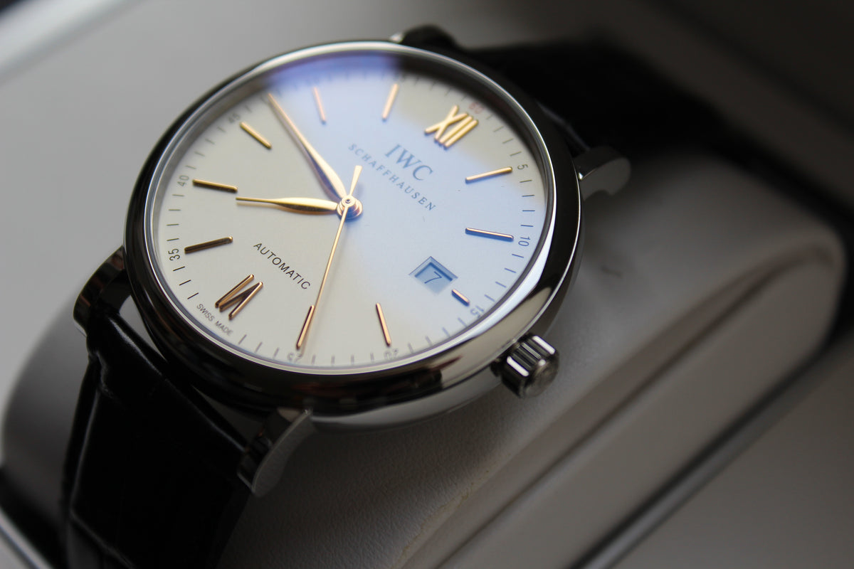 IWC Portofino Automatik IWC IW356517 Edelstahl Gehäuse 40mm Automatikaufzug