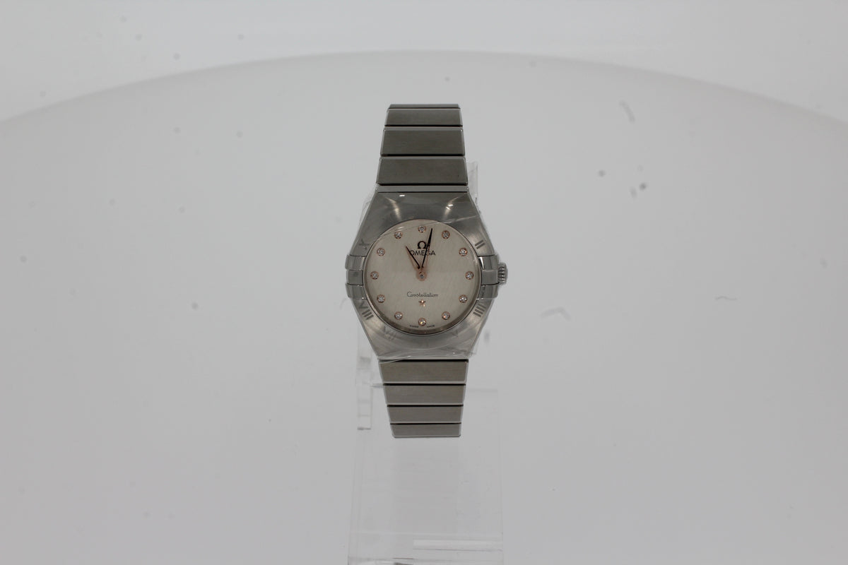 Omega Constellation Quartz 131.10.28.60.52.001 silver 28mm steel