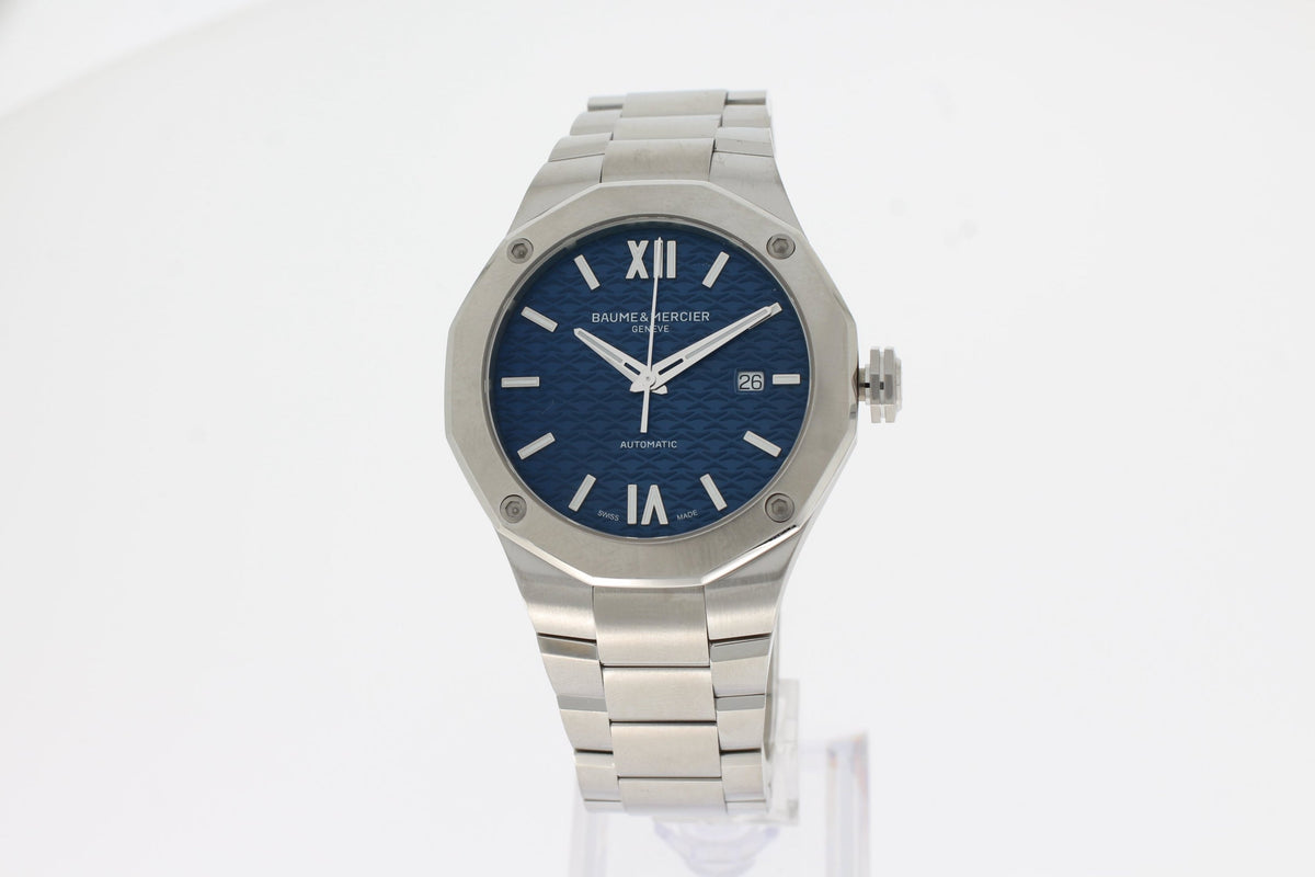 Baume & Mercier Riviera 10620 AUTOMATIKUHR, 42 mm Stahl Zwölfeckig, DATUMSANZEIGE M0A10620