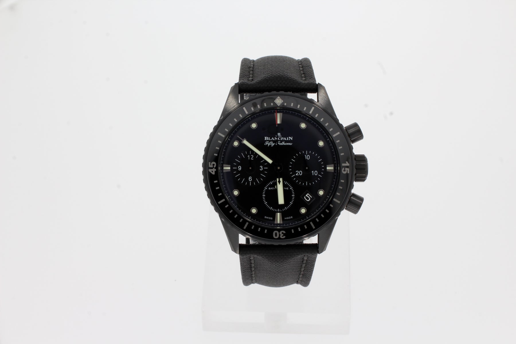 Blancpain Fifty Fathoms Bathyscaphe 5200-0130-B52A schwarz 43,60 mm Keramik Automatik Herrenuhr