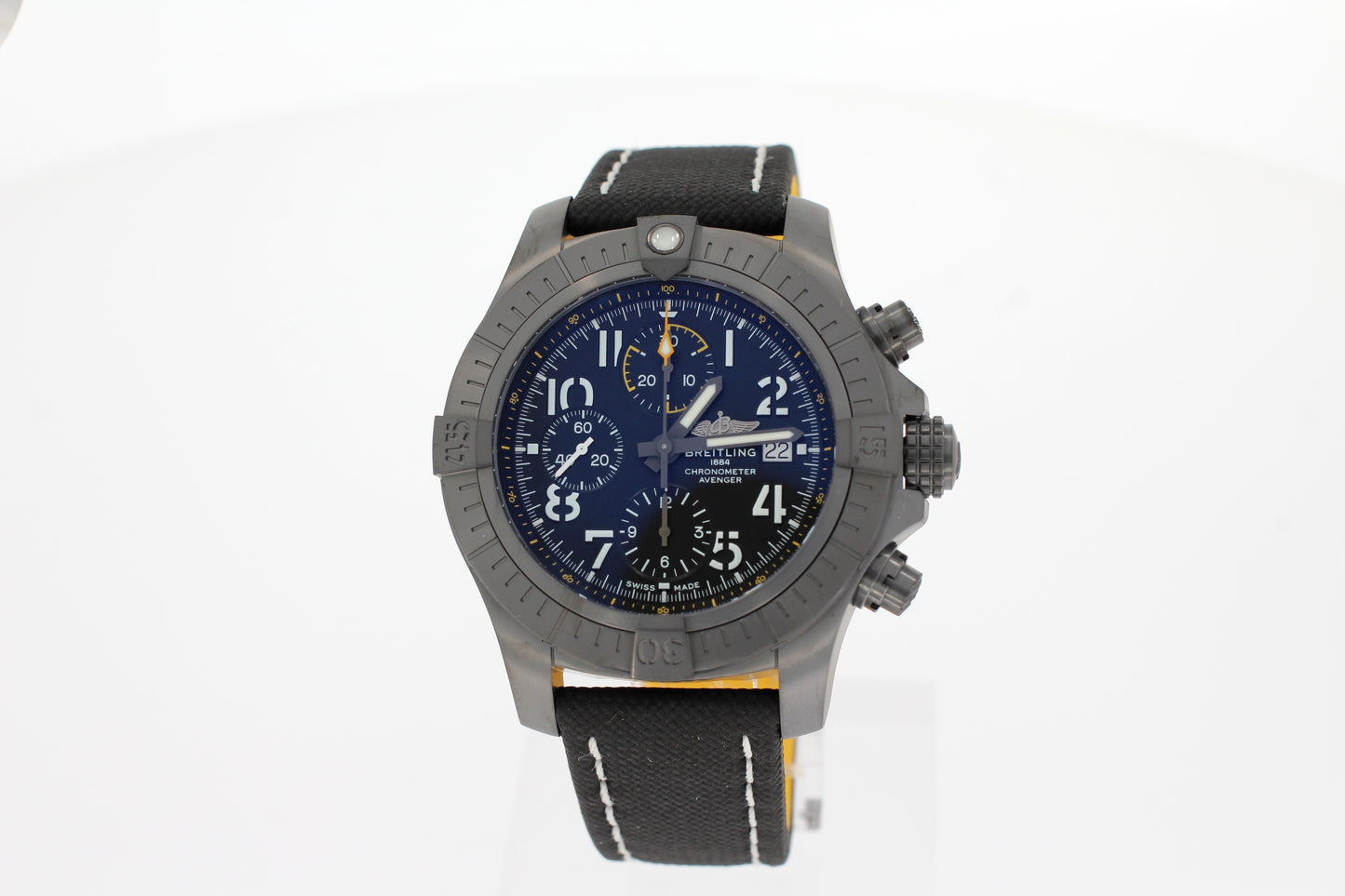 Breitling AVENGER CHRONOGRAPH 45 NIGHT MISSION V13317101B1X1 Herren Uhr 45mm Titan mit DLC-Beschichtung
