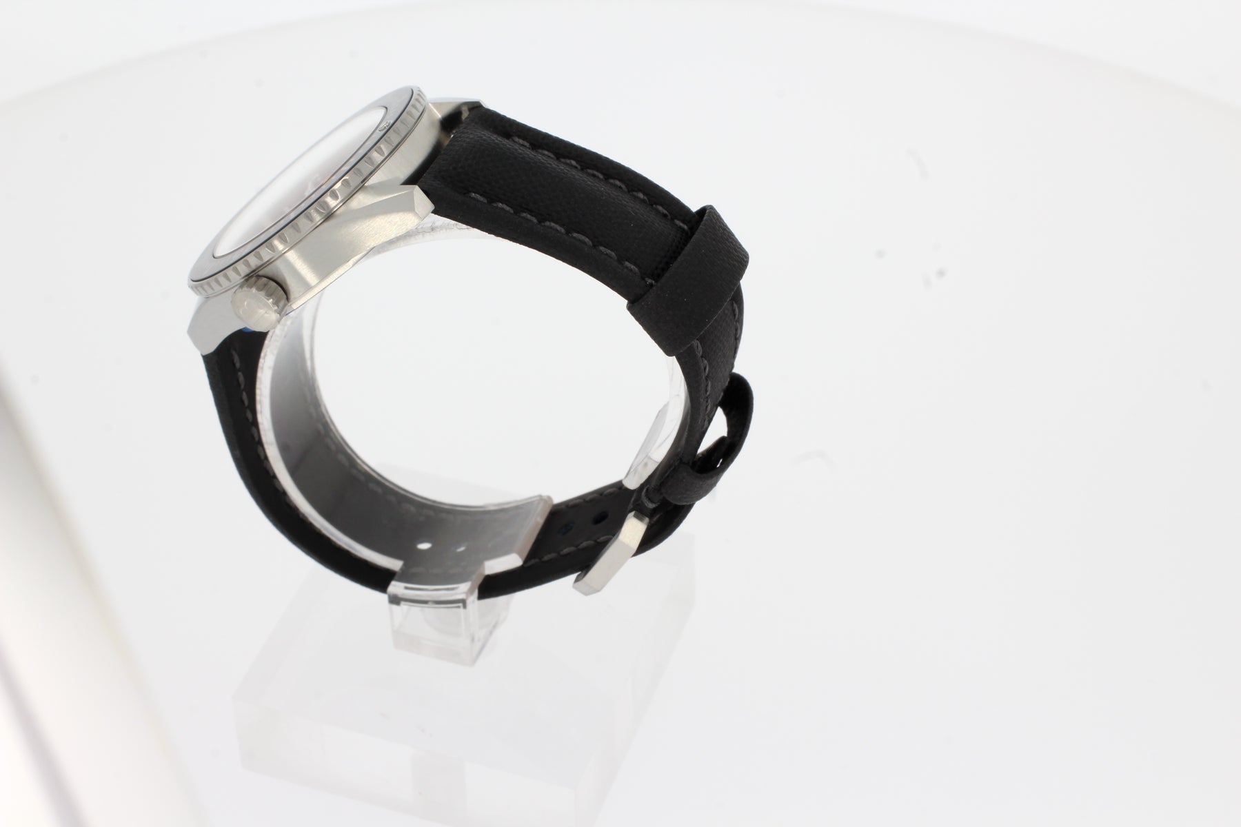 Blancpain Fifty Fathoms BATHYSCAPHE 5100B-1110-B52A Automatik, 38 mm Stahl, Armband aus Segeltuch