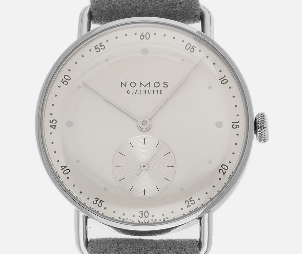 Nomos Metro 33 all silver  1122