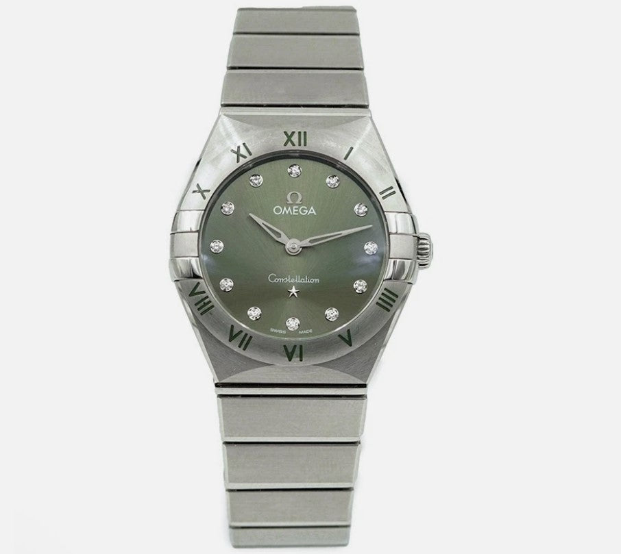 Omega Constellation 28 mm, Stahl mit Stahlarmband 13110286060001